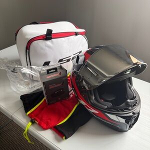 LS2 CHALLENGER C CARVER FULL FACE ADULT STREET HELMET